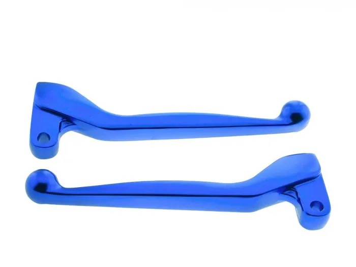 Racing Handhebel Set BLAU Alu-​Massiv für Simson S51 S50 S53 SR50
