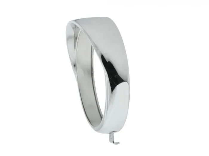 Scheinwerferring Oldstyle für Simson S50 Lampenring, alter Typ mit Dach für Metalllampe