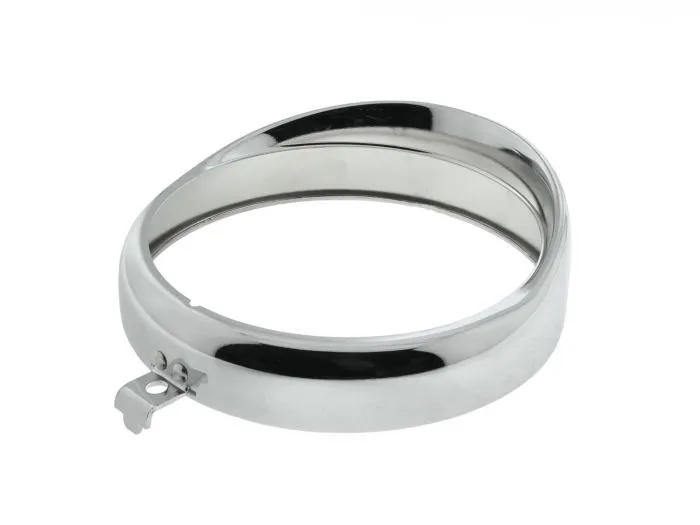 Scheinwerferring Oldstyle für Simson S50 Lampenring, alter Typ mit Dach für Metalllampe