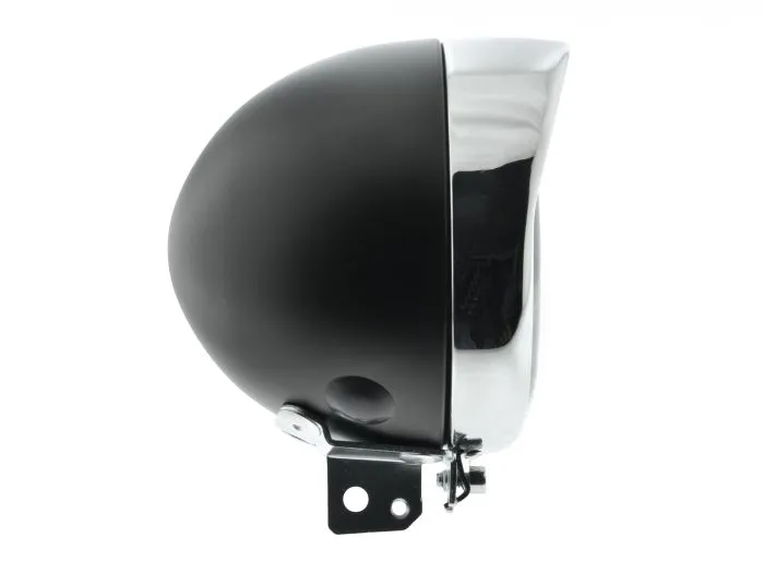 Scheinwerfer mit DACH, H4 KLARGLAS, für Simson S50 S51 alte Ausführung, Kugellampe