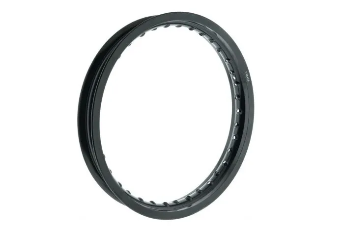 Aluminium Felge 1.85x18 schwarz 36-Loch, 1.Qualität-Abverkauf