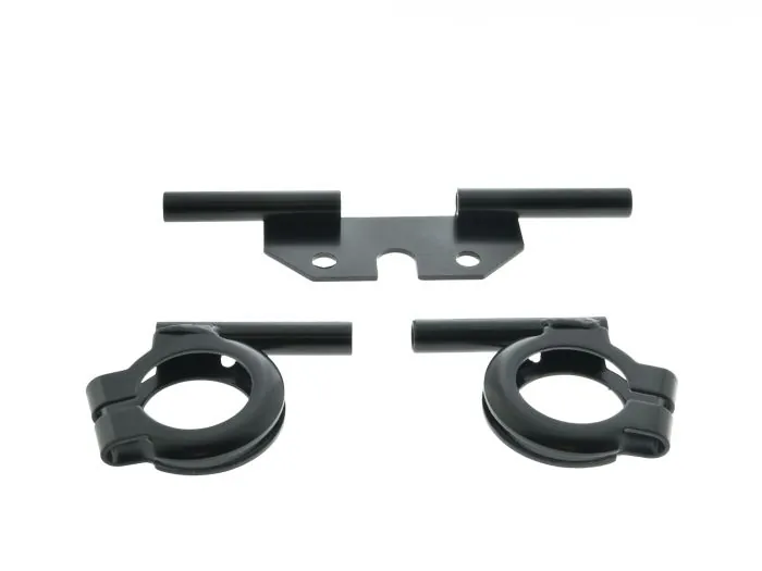 Set Blinkleuchtenträger KURZ für Miniblinker LED für Simson S51 S50 SCHWARZ M8