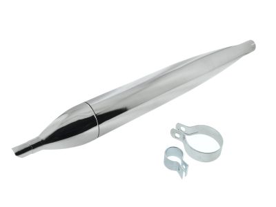 Tuningauspuff RZT SR1 SR2 KR50 SR4/1 Ø65mm mit Auspuff- und Klemmschelle