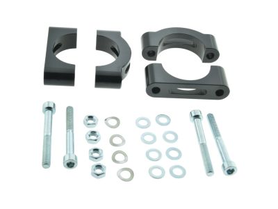 ZT CNC Schutzblechhalter SCHWARZ Klemmbrücken für Simson S50 S51 SR50