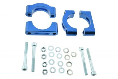 ZT CNC Schutzblechhalter BLAU Klemmbrücken für Simson S50 S51 SR50