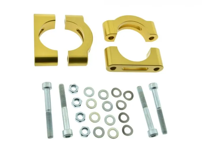 ZT CNC Schutzblechhalter GOLD Klemmbrücken für Simson S50 S51 SR50