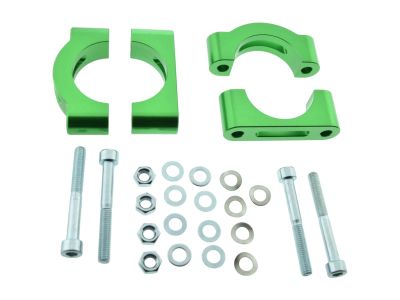 ZT CNC Schutzblechhalter GRÜN Klemmbrücken für Simson S50 S51 SR50