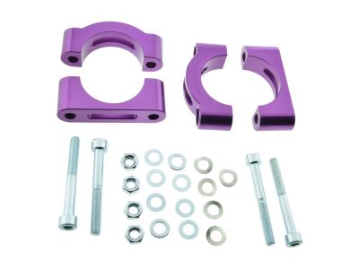 ZT CNC Schutzblechhalter LILA Klemmbrücken für Simson S50 S51 SR50