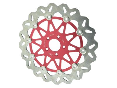 ZT-Tuning Bremsscheibe ROT 260mm schwimmend gelagert für Simson inkl. Teilegutachten