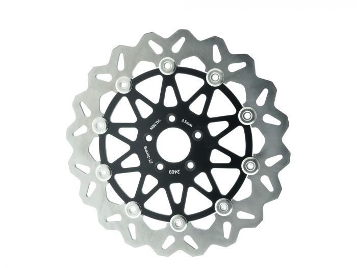 ZT-Tuning Bremsscheibe SCHWARZ 260mm schwimmend gelagert für Simson inkl. Teilegutachten