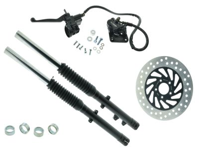 ZT-Tuning Umbauset Schwarz für Scheibenbremse Ø220mm S51 S70 kurz Schwarz inkl. Teilegutachten