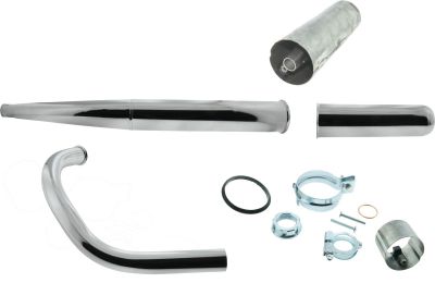 Auspuff Vario 32 komplett Schwalbe KR51/2 Endstück lang Dämpfer bis 90ccm