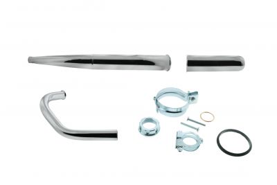 Auspuffsatz Daily Street Straße Simson KR51/2 mit Krümmermutter