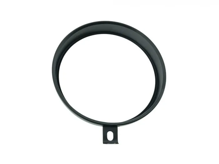 Scheinwerferring MATTSCHWARZ für Simson S50 Lampenring, alter Typ breit für Metalllampe