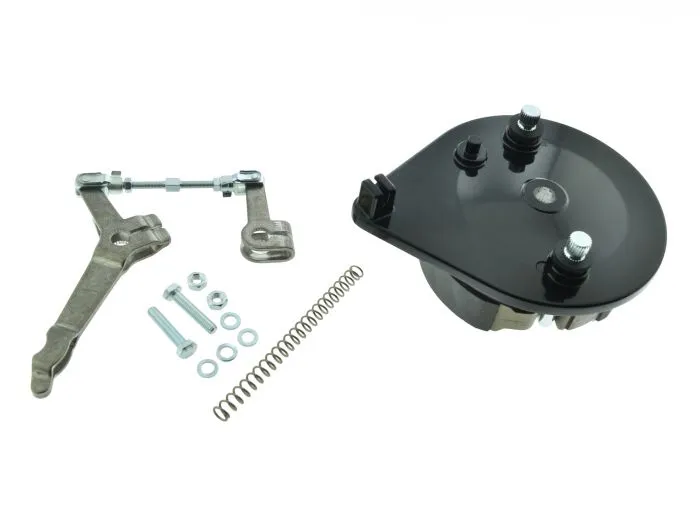 Duplex Bremsschild SCHWARZ Bremsankerplatte Seilzug HINTEN KR51/1 SR4- SR50 Duo