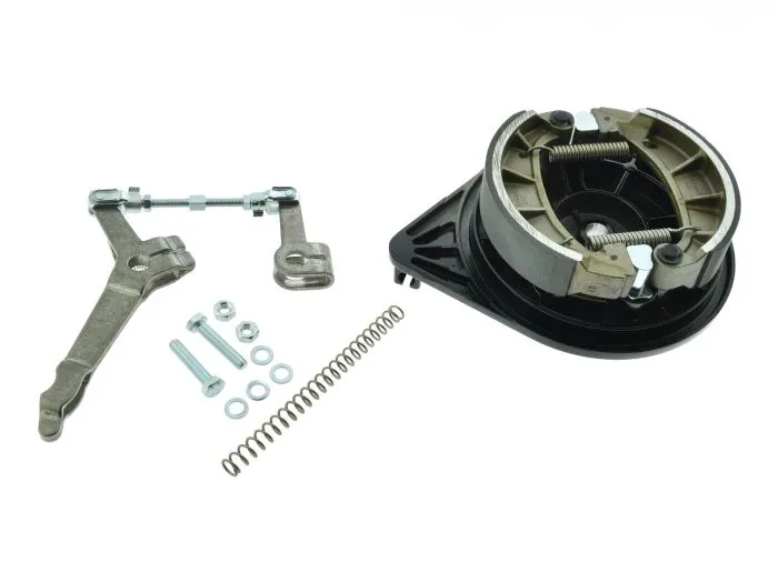 Duplex Bremsschild SCHWARZ Bremsankerplatte Seilzug HINTEN KR51/1 SR4- SR50 Duo