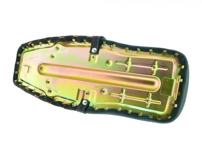 ZT-​Tuning Sitzbank ORANGE Wabenmuster Originaloptik für Simson S50 S51 S70