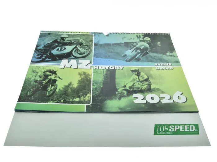 Kalender 2026 MZ-History - 24 Kalenderblätter