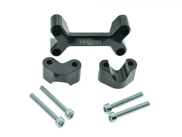 Lenkerklemmbrücke Simson S50 und S51 CNC SCHWARZ