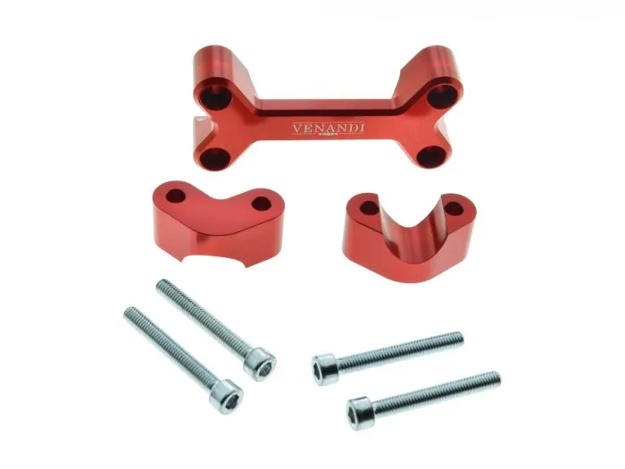 Lenkerklemmbrücke Simson S50 und S51 CNC ROT