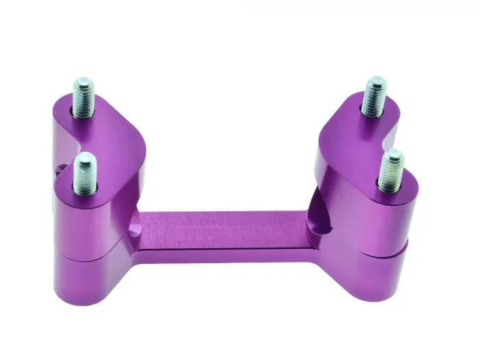 Lenkerklemmbrücke Simson S50 und S51 CNC LILA