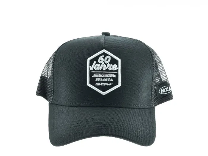Truckercap Basecap schwarz curved 60 Jahre Simson