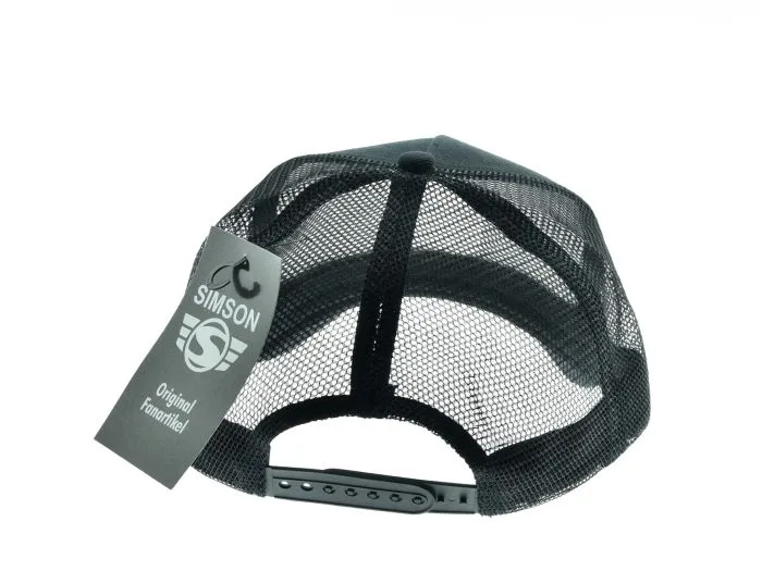 Truckercap Basecap schwarz curved 60 Jahre Simson