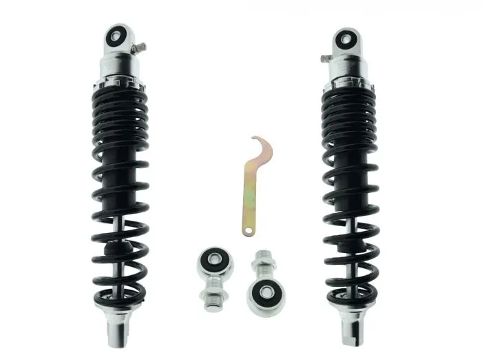 NEW Performance Federbeine SILBER schwarz S50 S51 360mm