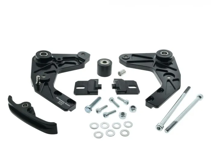 PZ CNC Motorhalter SCHWARZ mit Teilegutachten Simson S51