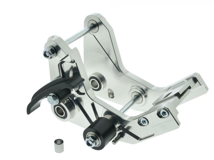 PZ CNC Motorhalter SILBER mit Teilegutachten Simson S51