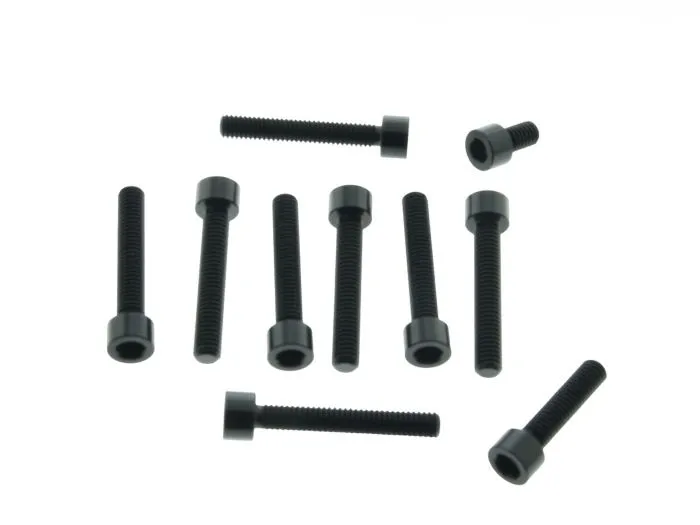 Schraubensatz ELOXIERT für Simson S51, S70 Motorseitendeckel Innensechskant verschieden Farben