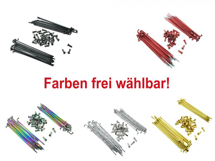 Speichensatz Simson VERSCHIEDE-FARBEN S51 S50 KR51 SR4/