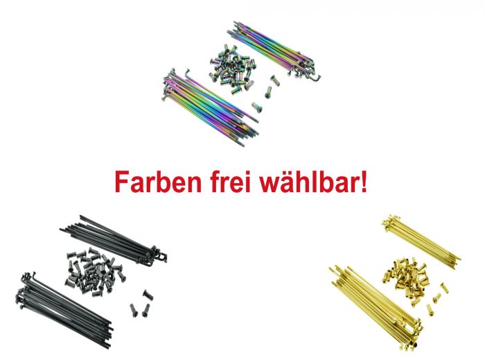 Speichensatz VERSTÄRKT Simson VERSCHIEDE-​FARBEN S51 S50 KR51 SR4/