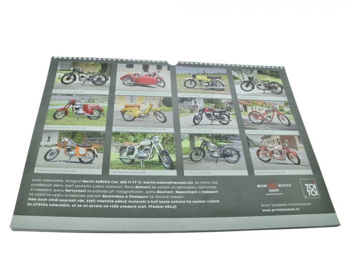 Preview: Kalender 2026 JAWA und CZ Modelle