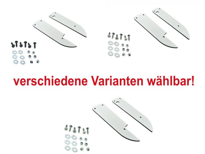 Trittbretter Schwalbe Weiß Lange Ausführung passend für Simson KR51/1 KR51/2