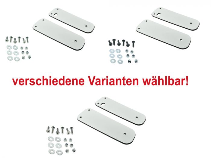 Trittbretter Schwalbe Weiß Standart Ausführung passend für Simson KR51/1 KR51/2