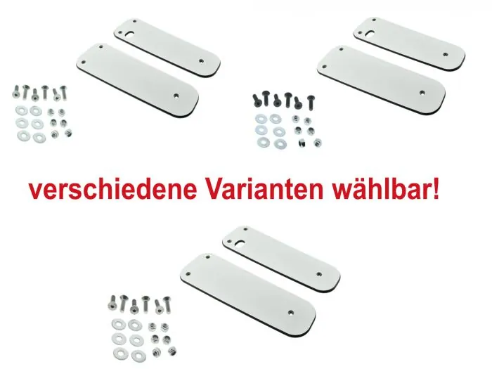 Trittbretter Schwalbe Weiß Standart Ausführung passend für Simson KR51/1 KR51/2