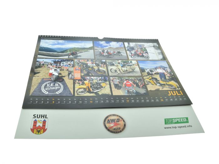 Preview: Kalender AWO 2026 Historische Zweiräder aus Suhl