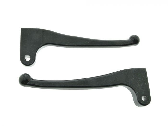 Bremshebel und Kupplungshebel Alu massiv schwarz-RAINBOW für Simson