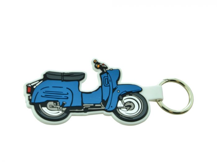 Silikon Schlüsselanhänger Schwalbe blau