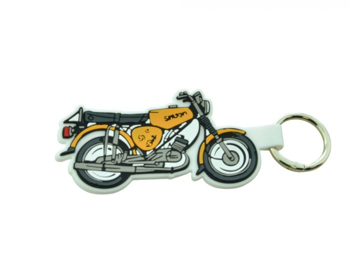 Silikon Schlüsselanhänger S51 gelb