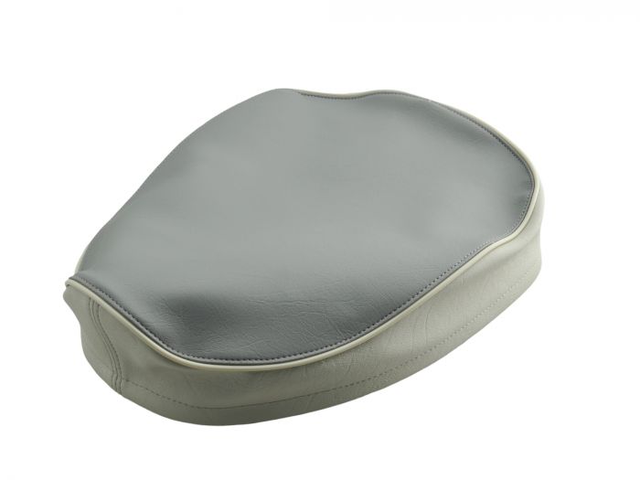 Sitzbezug OHNE Polster grau-​​hellgrau Simson KR50 – mit Spannring