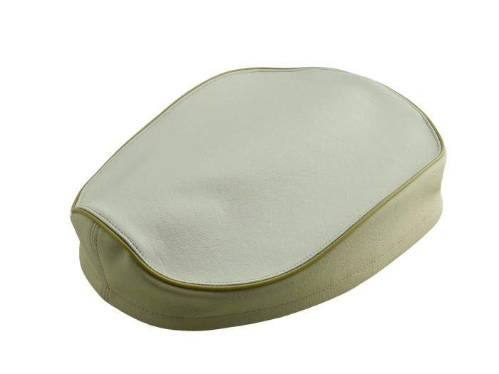 Sitzbezug OHNE Polster hellgrau-​sand Simson KR50 – mit Spannring