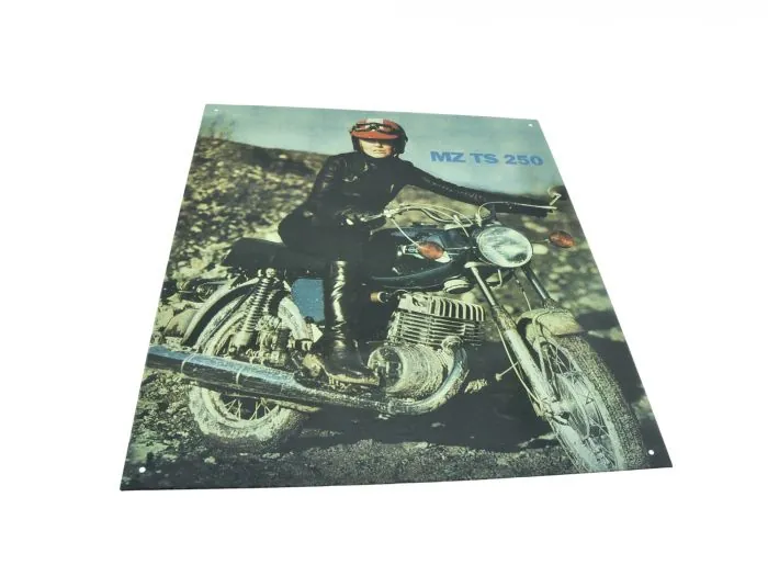 Blechschild MZ TS 250