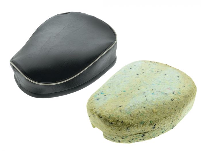 Sitzbezug MIT Polster schwarz Simson KR50 – mit Spannring