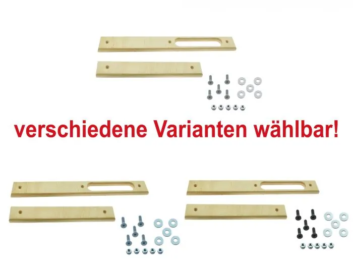Scheuerleisten-Set – Buche – für Motortunnel Simson Schwalbe KR51