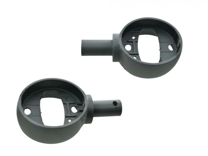 2 Blinker in SCHWARZ ohne Glas - KR51/1 KR51/2 Schwalbe SR4/ MZ ES 125 150 250