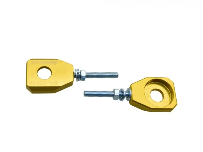 ZT CNC Kettenspanner Set GOLD passend für Simson S50 S51 SR50 KR51 SR4/
