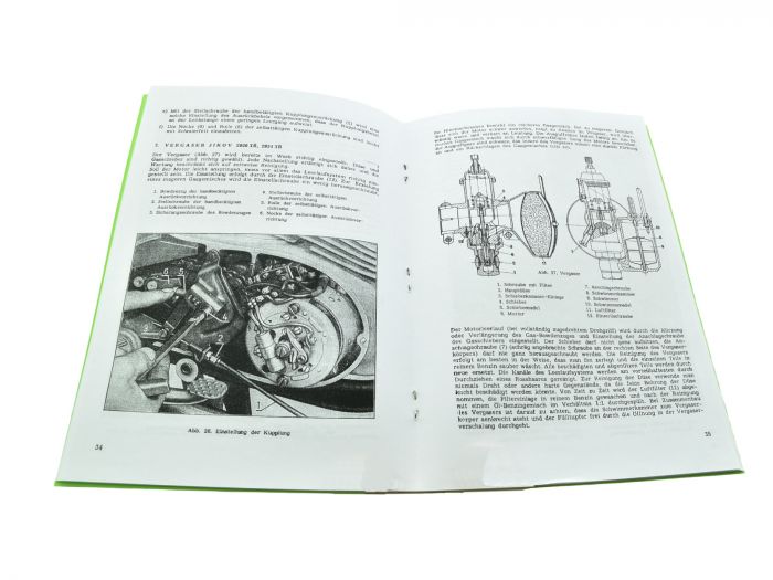 Preview: Technische Beschreibung, Bedienungs- und Wartungsanleitung Jawa 125 175 ccm Typ 355 356