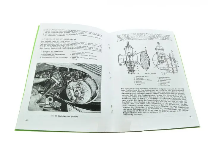 Technische Beschreibung, Bedienungs- und Wartungsanleitung Jawa 125 175 ccm Typ 355 356